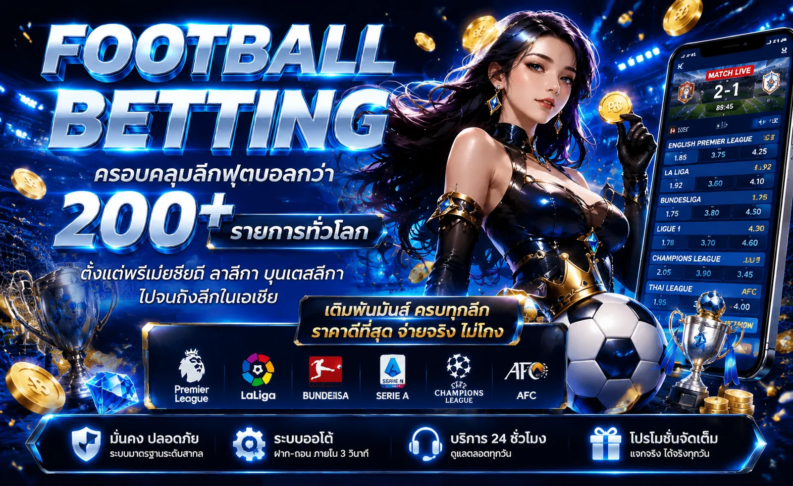 แทงบอลออนไลน์และเดิมพันกีฬาครบทุกลีกผ่าน BK8